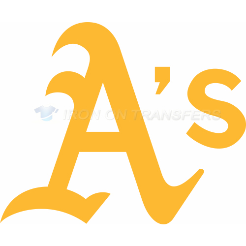 Oakland Athletics Iron-on Stickers (Heat Transfers)NO.1802